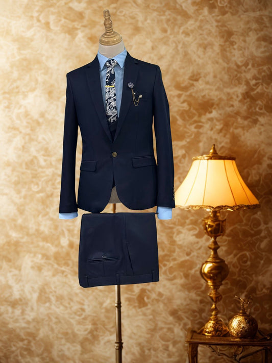 Costume Bleu nuit trois pièces